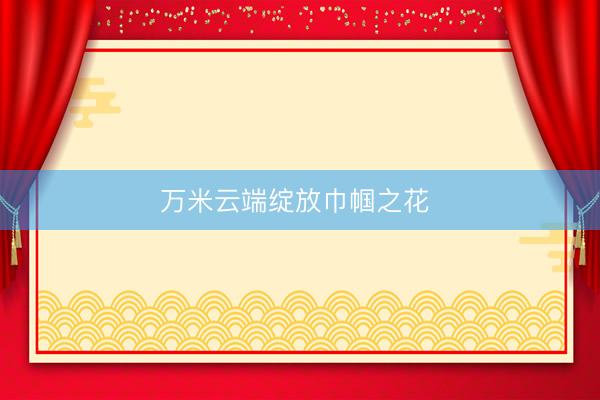 万米云端绽放巾帼之花 