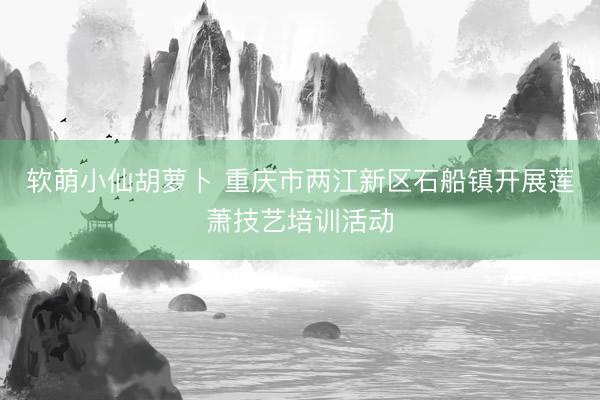 软萌小仙胡萝卜 重庆市两江新区石船镇开展莲萧技艺培训活动