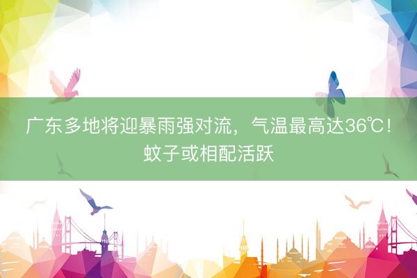 广东多地将迎暴雨强对流，气温最高达36℃！蚊子或相配活跃