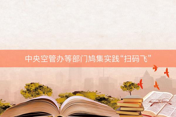 中央空管办等部门鸠集实践“扫码飞”