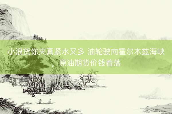 小浪货你夹真紧水又多 油轮驶向霍尔木兹海峡，原油期货价钱着落